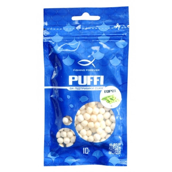 Повітряне тісто для риболовлі, Puffi Fishing Forever, Міні, вага 10г, смак Горох